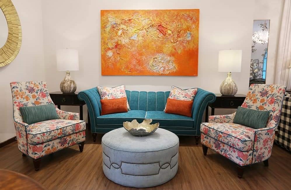 Bọc ghế sofa nhung tại nhà Hà Nội