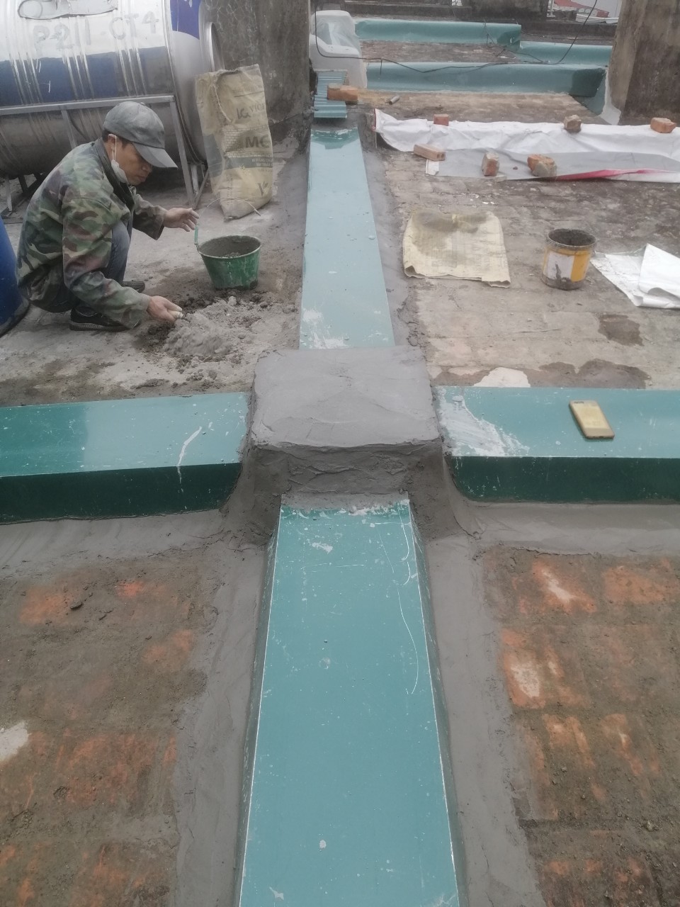 chống dột mái bê tông, chống thấm dột mái nhà