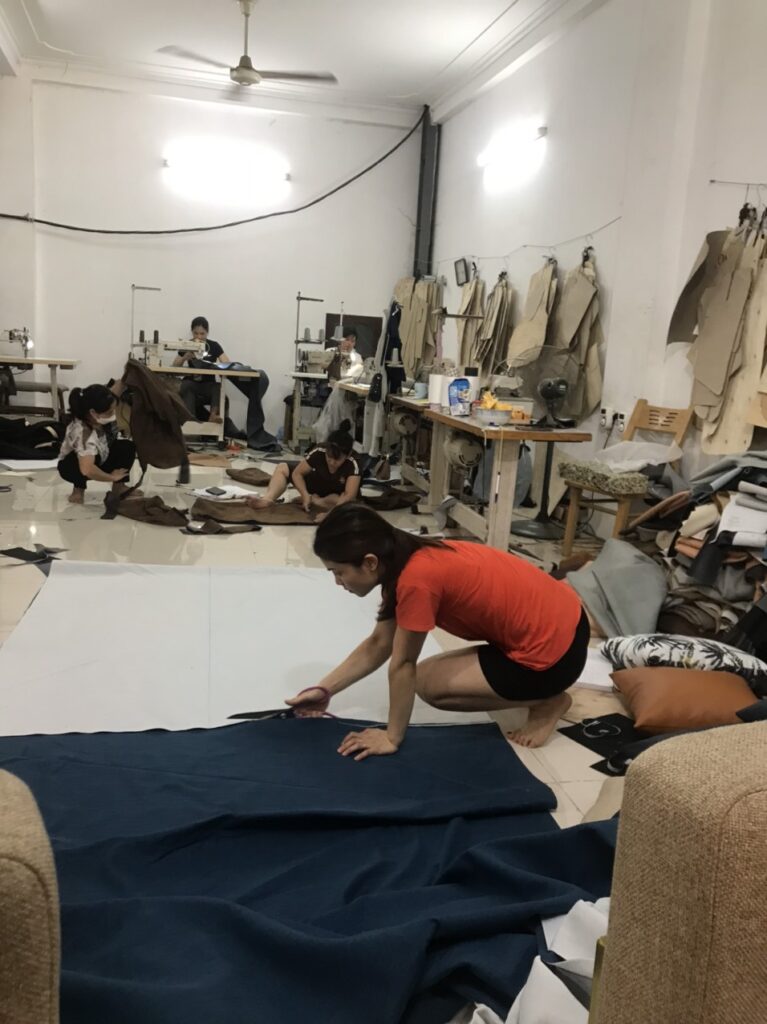 sửa chữa bọc lại ghế sofa tại nhà hà nội