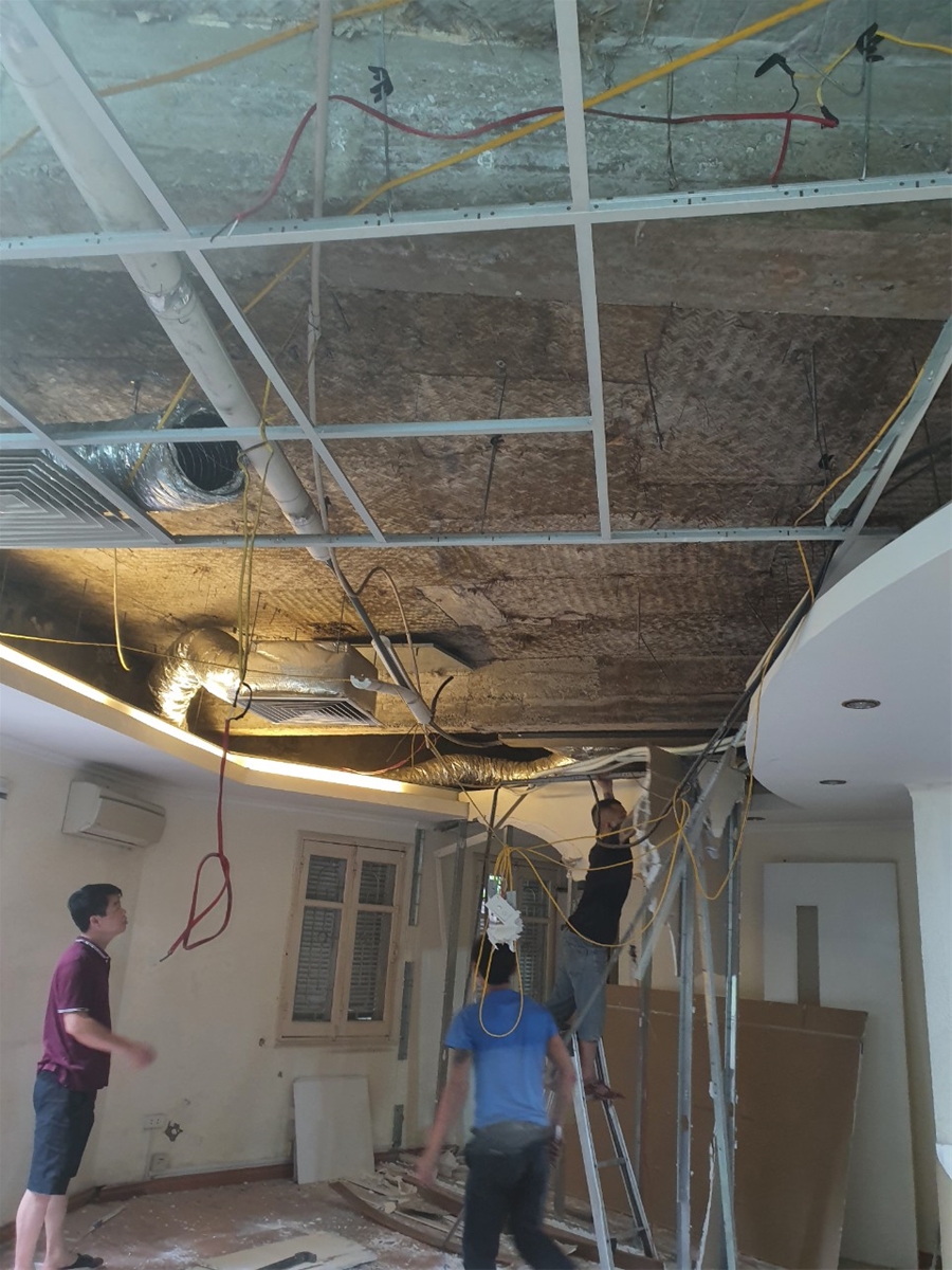 thi công nhanh gọn, không bụi, không ồn