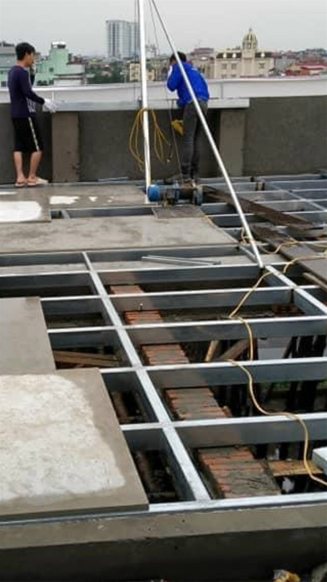 thi công nhanh gọn, không bụi, không ồn