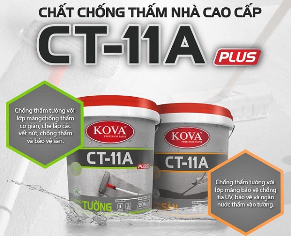 sơn chống thấm ct 11a cova