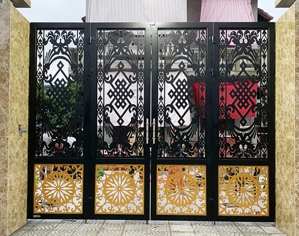 Làm cổng sắt giá rẻ ở tại Hà Nội