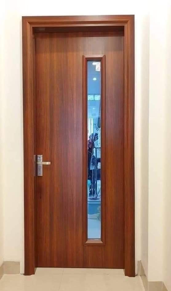 Cửa nhựa giả gỗ 4 cánh tại Hà Nội, cửa sổ nhựa lõi thép 4 cánh