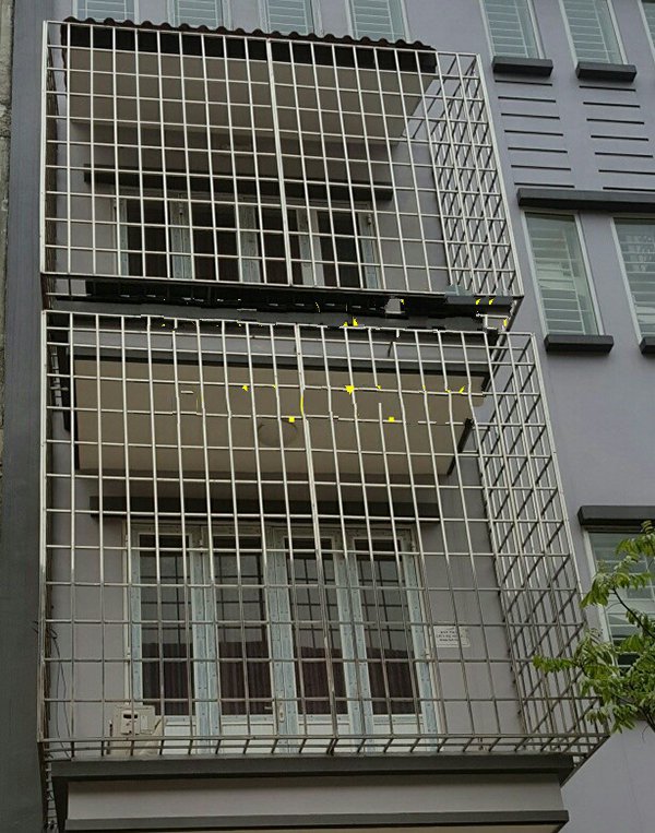 Mẫu chuồng cọp inox tại Hà Nội