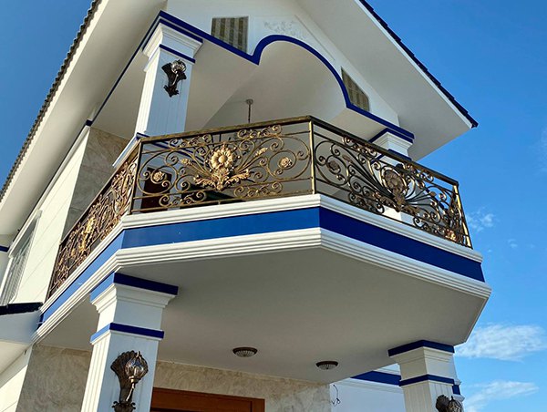 lan can thép mỹ thuật đẹp tại Hà Nội