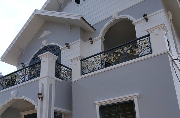 lan can thép mỹ thuật đẹp tại Hà Nội