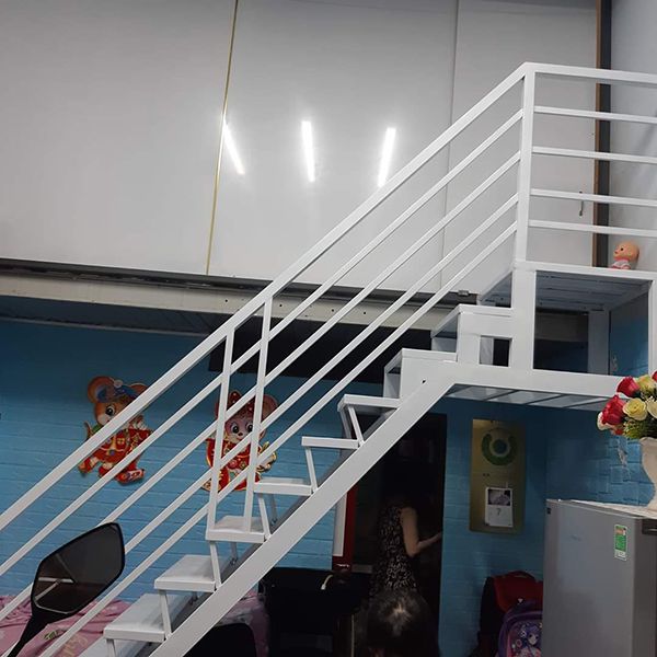 Lắp đặt lan can sắt, lan can thép hộp đẹp Hà Nội