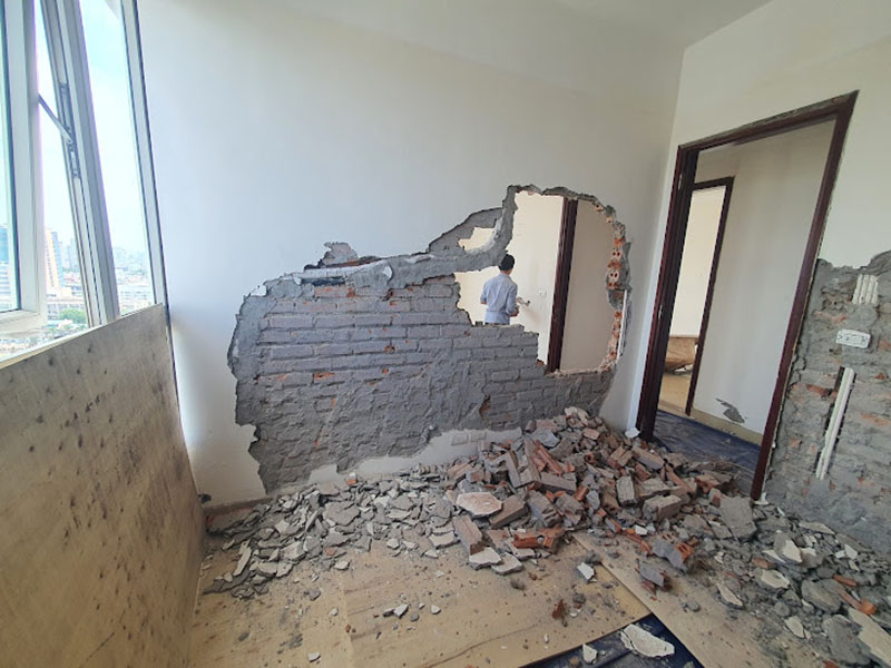 Cải tạo nhà 4 tầng cũ tại Hà Nội