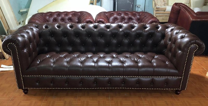 bọc ghế sofa da thật