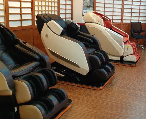 bọc lại ghế massage