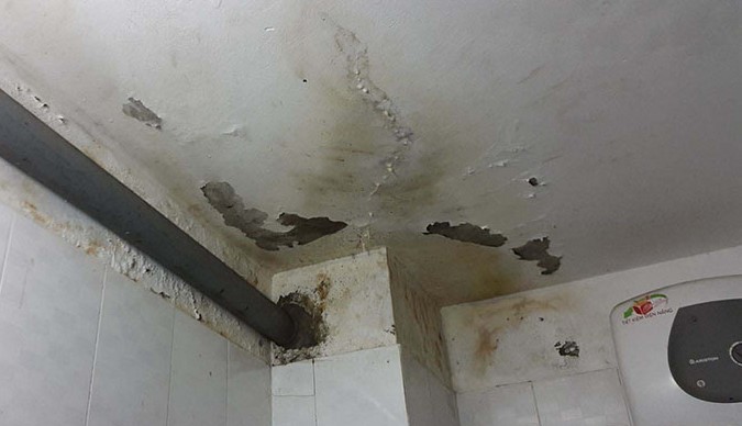 Sửa chữa trần nhà bị nứt dột Hà Nội