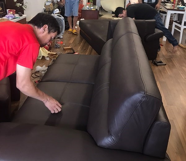Bọc ghế da tại nhà hà nội
