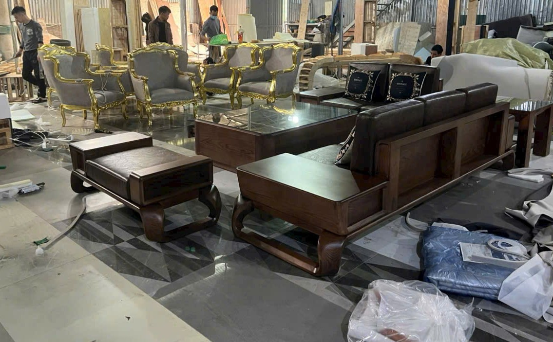 bọc da sofa tại nhà hà nội