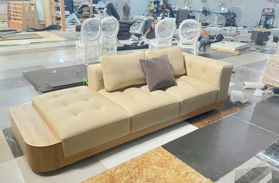 bọc da sofa tại nhà hà nội