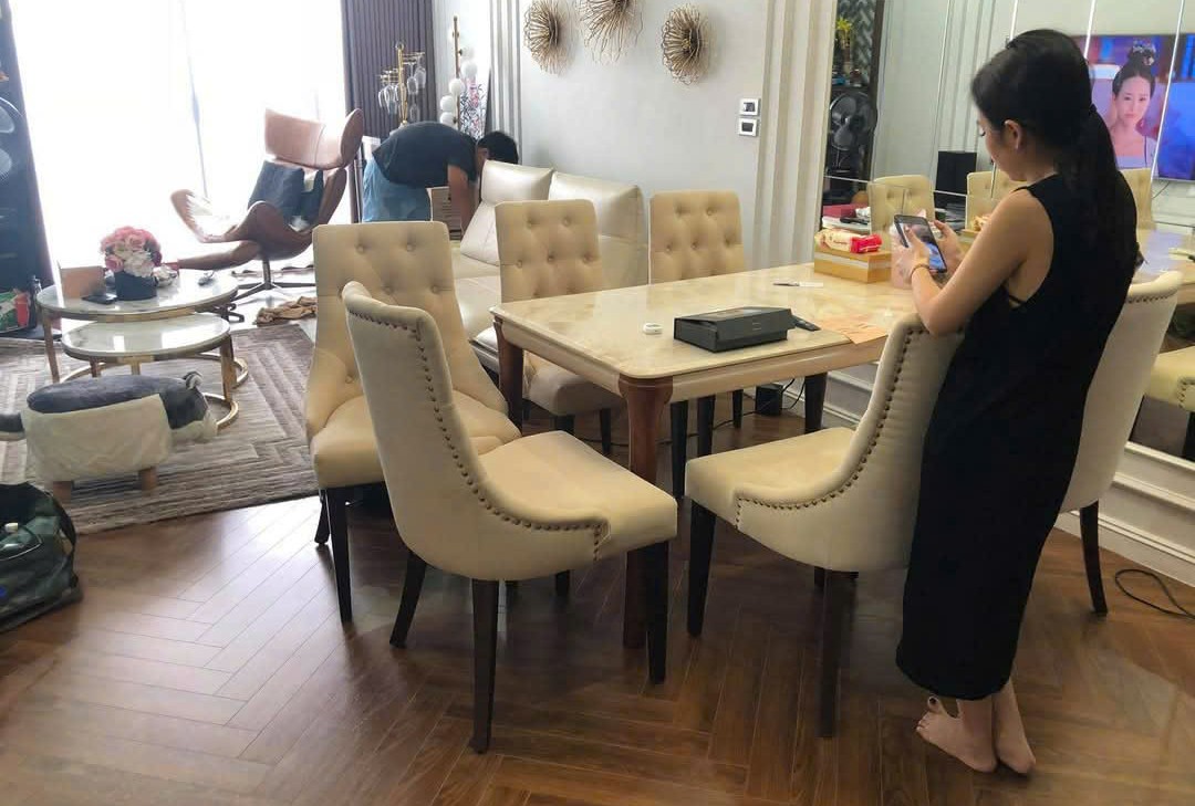 Bọc nệm bàn ghế ăn