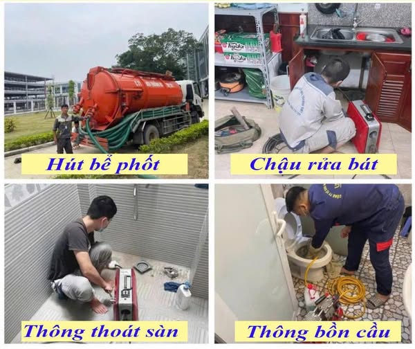 địa chỉ giá dịch vụ thông tắc cống bể phốt tại hoàng diệu hà nội
