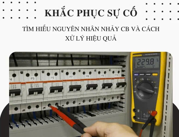sửa aptomat nhảy khi trời mưa