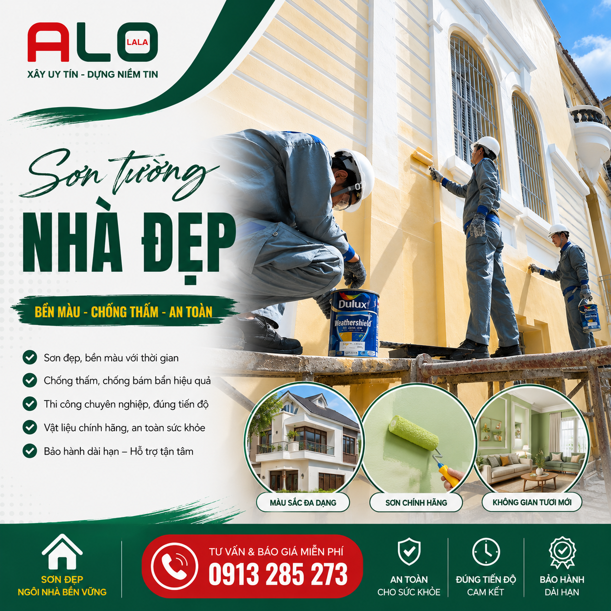 Thợ sơn tường nhà tại hà nội